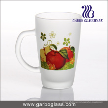 Taza de cristal de la etiqueta / taza, taza / taza del vidrio impreso, taza de cristal de la impresión (GB094212-SG-102)